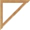 Ekena Millwork Traditional Traditional Rough Sawn Bracket, Western Red Cedar, 4"W x 46"D x 46"H BKT04X46X46TRA01RWR - alternate 3